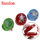 New children musical percussion instrument xmas gift cartoon wooden castanet  Hn
