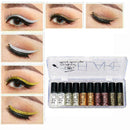 10pcs/set Glitter Eyeshadow Waterproof Liquid Eyeliner Waterproof Long Last I0L6