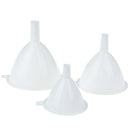 3Pcs Kitchen Cooking Tool Lab Oil Fuel Water Refilling Plastic Filter Funnel Gw