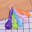 5pcs/set Measuring Spoons Colorful Plastic Sugar Cake Baking SpoonBX