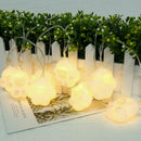 10LED Lamp String Battery Copper Wire Wedding Christmas Children Room Decor