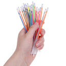 24colors Multicolour Ballpoint Gel Pens Refill Set Colorful Painting Drawing Nw