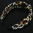 Leopard Twist K Pattern Headband Sweet Chiffon Print Hair Band Fashion H K2D5