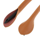 2pcs 47cm Leather Bag Strap Handle Shoulder Bag Band for DIY Handbag Brown