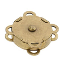 20 Sets Sew In Magnetic Bag Clasps for Craft Clothing Bag DIY Crafts 18 mm