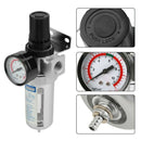 1/2 Inch Air Compressor Filter Oil Water Separator Digital Regulator Pressu