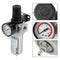 1/2 Inch Air Compressor Filter Oil Water Separator Digital Regulator Pressu