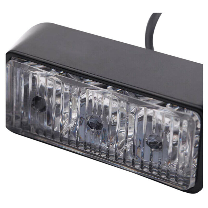 3W 3 LED Car Truck Flashing Strobe Emergency Warning Light Lamp Waterproof