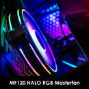 Cooler Master MF120 12cm DC 12V ARGB 4-Pin PWM Quiet Fan for Computer Case