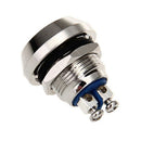3A Push Button Reset Button Switch 12 mm Nickel Plated Copper Bell Push SilvT5I9