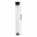Black POM Length 400mmX50mm Diameter Cylindrical Water-Cooled Tank G1/4 Acr