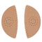 Breathable Invisible Triangle Leather Massage Orthopedic Insoles Arch Suppor Cy