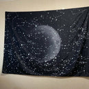 Galaxy Space Pattern Tapestry Wall Hanging Lightweight Polyester Fabric Wal J8W5