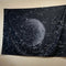 Galaxy Space Pattern Tapestry Wall Hanging Lightweight Polyester Fabric Wal J8W5
