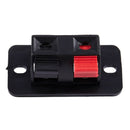 20Pcs 2 Way Stereo Speaker Plate Terminal Strip Push Connector Block D7Q7