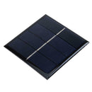Portable 1W 2V Solar Power Battery Charger Panel for 2 1.2V AA Batteries