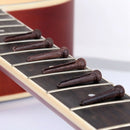 6pcs Rosewood Guitar Bridge Pins End Pin Set