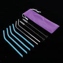 Set of Reusable Straws Extra Long Straws High/Low Temperature Resisatant