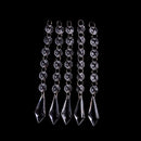 5  Crystal Clear Bead Garland Chandelier Hanging Wedding Supplies decor  t3c
