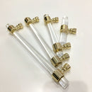 Clear Door Handle Knob Cupboard Kitchen Cabinet Pull T Bar Golden 80mm