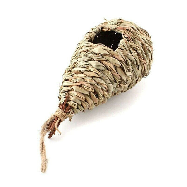 Natural grass of woven hanging Birdhouse nest birds house of straw bird hou
