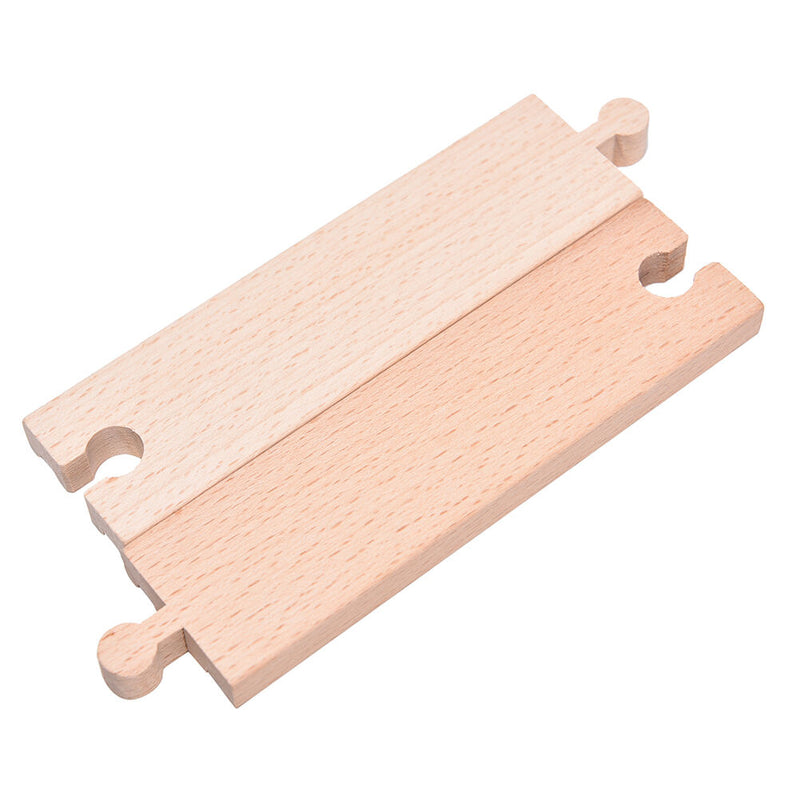 Wooden Train Straight Track Railway Accessorie Compatible All Major Brandsd-ME