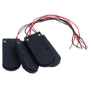 4 Pcs Black Plastic Battery Holder for 2 x 3V CR2032 Coin Button Cell