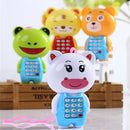 Creative Cartoon Music Phone Baby Toys Mobile Educational Learn Electric Gift 3C