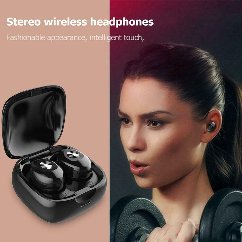 XG-12 TWS Bluetooth 5.0 Earphone True Wireless Earbuds w/Charging Box Mic