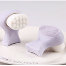 Portable Silicone Facial Cleansing Brush Double-side Massage Skin Care Tool
