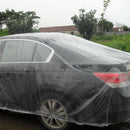 Clear Plastic Disposable Universal Car Covers Rain Dust Garage Cover Water QQL