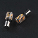 1 Pair DC 12V 10W 1156 SMD3014 144 LED Canbus Car Auto Turn Signal Light Bulbs