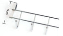FantasticHat Towel Hanger Over Door Hanging Rack Holder Five Hooks Chic BX