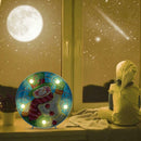 DIY Special Shape Diamond Painting Xmas Snowman Light Embroidery Home Decor
