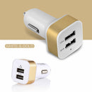 Dual USB Port 2.1A Compact Fast Car Charger Tablets Phones Rapid Quick Char B5Z4