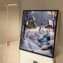 Snow House Rhinestone Mosaic Kit 5D DIY Full Drill Diamond Painting (B2350)