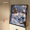 Snow House Rhinestone Mosaic Kit 5D DIY Full Drill Diamond Painting (B2350)