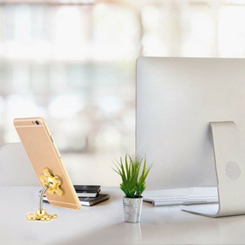 Portable Magic Suction Cup Phone Stand Multi-functional Flexible Sucker Holder