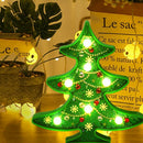 DIY LED Diamond Painting Night Light Christmas Tree Cross Stitch Embroidery