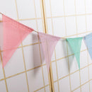 Triangle Bunting Banners Burlap Jute Flags Wedding Party Hanging Decor