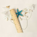 Beach Style Bohemia Wedding Flower Head Wreath for Party Mermaid Sea Star S