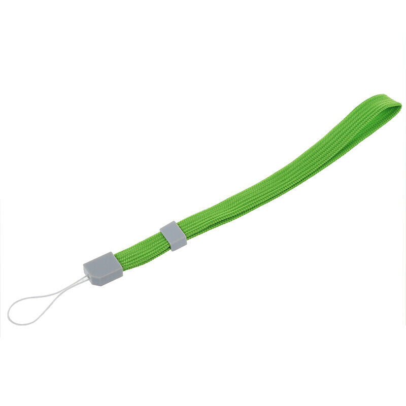 2X Green Lanyard Hand Wrist Strap With Slide For Camera Phone Wii DS PSP MP B3V7