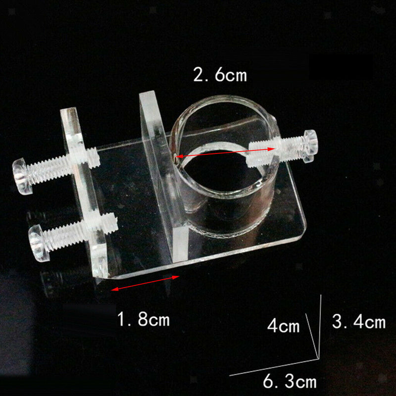 Multi-Function Acrylic Adjustable Aquarium Hose Clip Tank Tube Holder Clamps