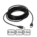 10 Foot Black USB 2.0 High Speed Male A To Male A Cable