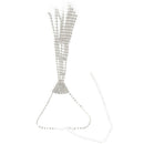 Crystal Tassels Rhinestone Necktie Necklace Wedding Bridal Jewelry Prom