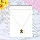 Eyeglass Cabochon Necklace Women Chain Statement W3A1