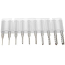 10pcs 1/8" 0.8-3.175mm PCB Drill Bit Engraving Cutter Rotary CNC Bit End Mill