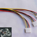 4 Pin IDE 1-to-3 Molex IDE Power Supply Y Splitter Z4X2 Exentsion HOT Cable Q8Y0