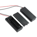5 PCS Black Shell 2 x 1.5V AAA Battery Holder Case Container Cell Box
