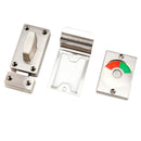 Bathroom Toilet Wc Indicator Privacy Dead Bolt Door Lock Latch Vacant Engag W2R7